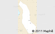Classic Style Simple Map of Alto Baudo (Pie de Pato)