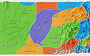 Political 3D Map of Istmina