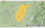 Savanna Style 3D Map of Istmina