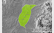 Physical Map of Istmina, desaturated