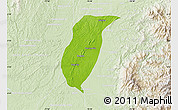 Physical Map of Istmina, lighten