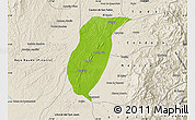 Physical Map of Istmina, shaded relief outside