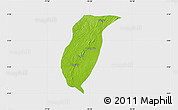 Physical Map of Istmina, single color outside