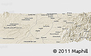 Shaded Relief Panoramic Map of Istmina