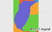 Political Simple Map of Istmina