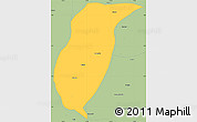 Savanna Style Simple Map of Istmina