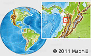 Physical Location Map of Lloro, highlighted parent region