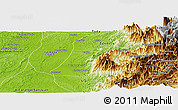 Physical Panoramic Map of Novita