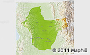 Physical 3D Map of Quibdo, lighten