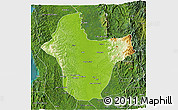 Physical 3D Map of Quibdo, satellite outside