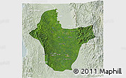 Satellite 3D Map of Quibdo, lighten