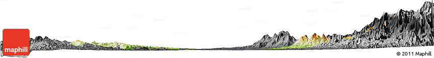 Physical Horizon Map of Quibdo, darken, desaturated