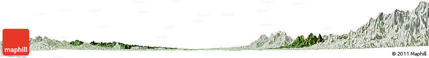 Satellite Horizon Map of Quibdo, lighten