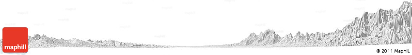 Silver Style Horizon Map of Quibdo