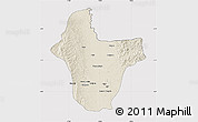 Shaded Relief Map of Quibdo, cropped outside