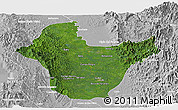 Satellite Panoramic Map of Quibdo, lighten, desaturated