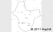 Blank Simple Map of Quibdo, cropped outside