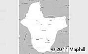 Gray Simple Map of Quibdo