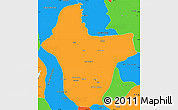 Political Simple Map of Quibdo