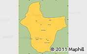 Savanna Style Simple Map of Quibdo, cropped outside