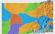 Political 3D Map of Tado