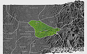 Satellite 3D Map of Tado, desaturated
