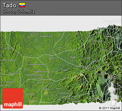 Satellite 3D Map of Tado