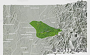 Satellite 3D Map of Tado, lighten, semi-desaturated