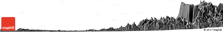 Satellite Horizon Map of Tado, desaturated