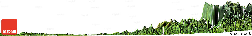 Shaded Relief Horizon Map of Tado, satellite outside Shaded Relief Horizon Map of Tado, satellite outside