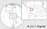 Blank Location Map of Tado, within the entire country