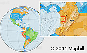 Political Location Map of Tado