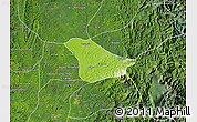 Physical Map of Tado, satellite outside