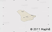Shaded Relief Map of Tado, cropped outside