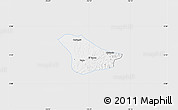 Silver Style Map of Tado, single color outside