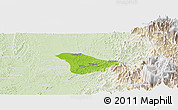 Physical Panoramic Map of Tado, lighten