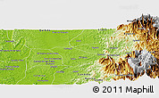 Physical Panoramic Map of Tado