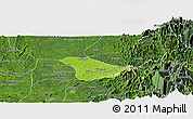 Physical Panoramic Map of Tado, satellite outside