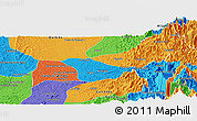 Political Panoramic Map of Tado