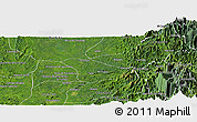 Satellite Panoramic Map of Tado
