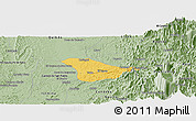 Savanna Style Panoramic Map of Tado