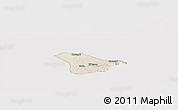 Shaded Relief Panoramic Map of Tado, cropped outside