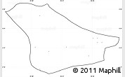 Blank Simple Map of Tado, cropped outside, no labels