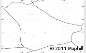 Blank Simple Map of Tado, no labels