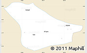 Classic Style Simple Map of Tado, single color outside