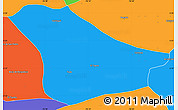 Political Simple Map of Tado
