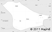 Silver Style Simple Map of Tado