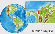 Physical Location Map of Cerete