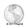 Outline Map of Cerete