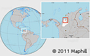 Gray Location Map of Chima, highlighted parent region